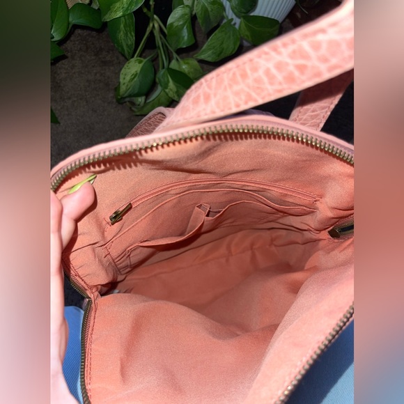 Roxy Pebble Leather Backpack Purse - Picture 3 of 7